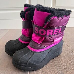 Kids Sorel Commander Waterproof Winter Boot- size 13